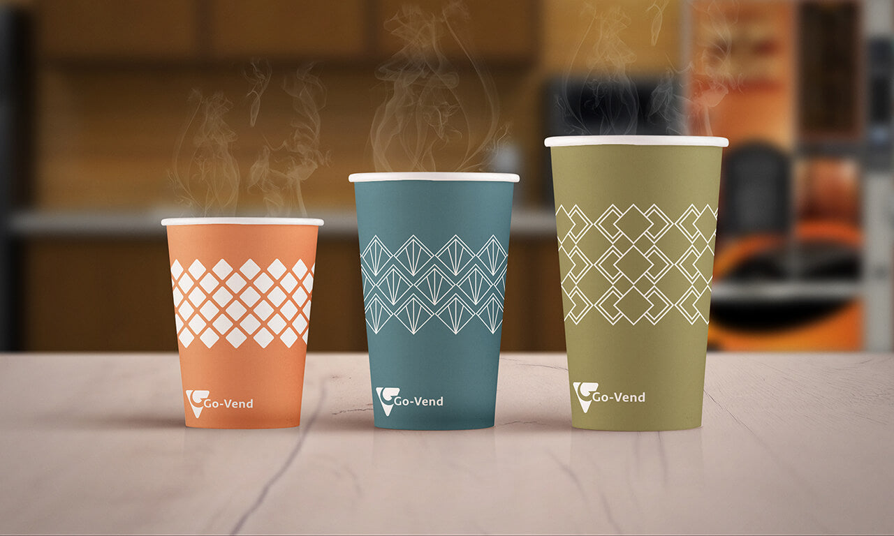 7oz Go Vend Paper Vending Cups - 1000x